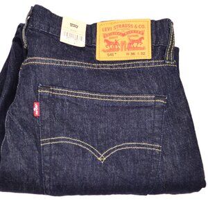 Levi's 541 Men's Size W36 L32 Blue Athletic Fit Denim Jeans NWT